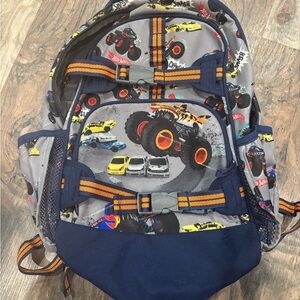 PotteryBarn Kids Hot Wheels Monster Truck backpack